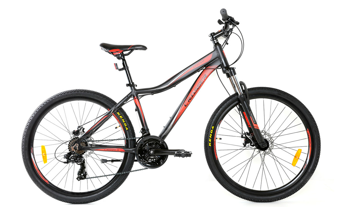 Фотография Велосипед Crosser Stream 26" размер S рама 16 2021 черно-красный